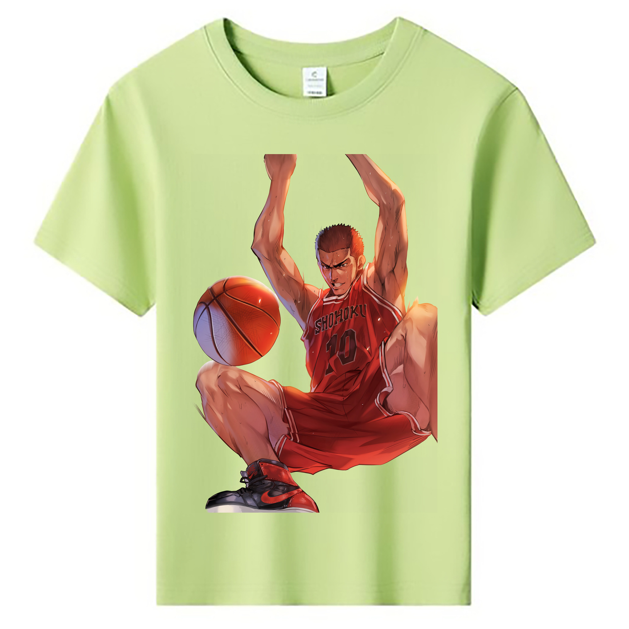 （画像用） SLAM DUNK／スラムダンク 綿100％キッズTシャツ（フロントプリント）